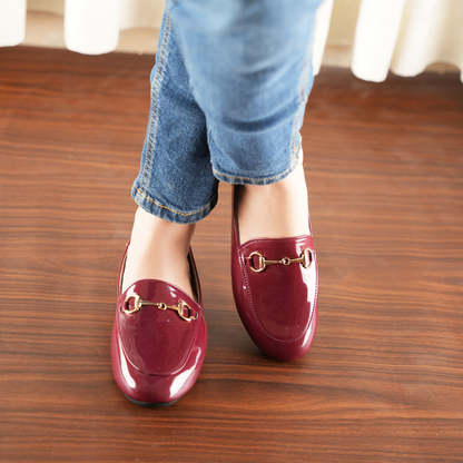 Classic Maroon Loafers