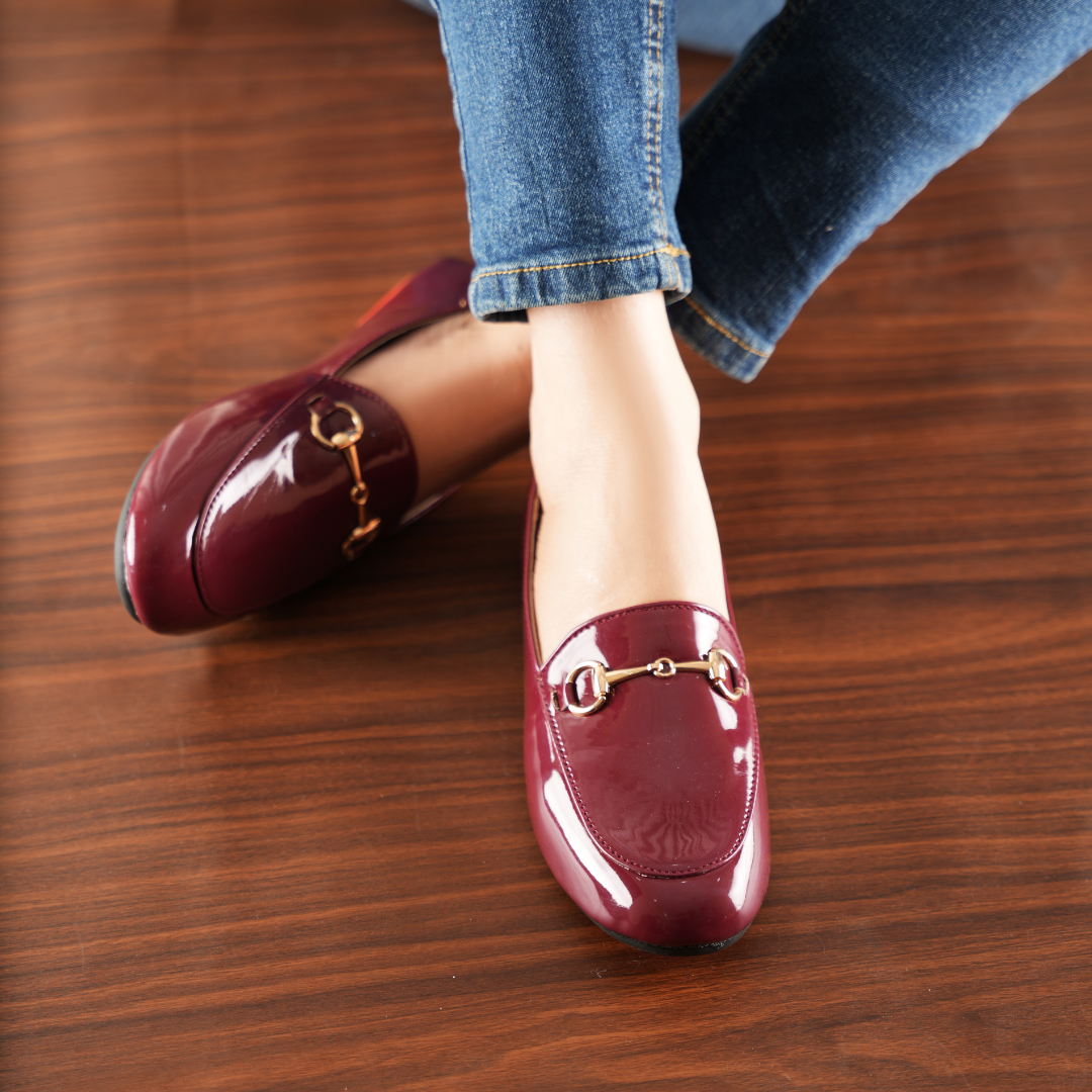 Classic Maroon Loafers