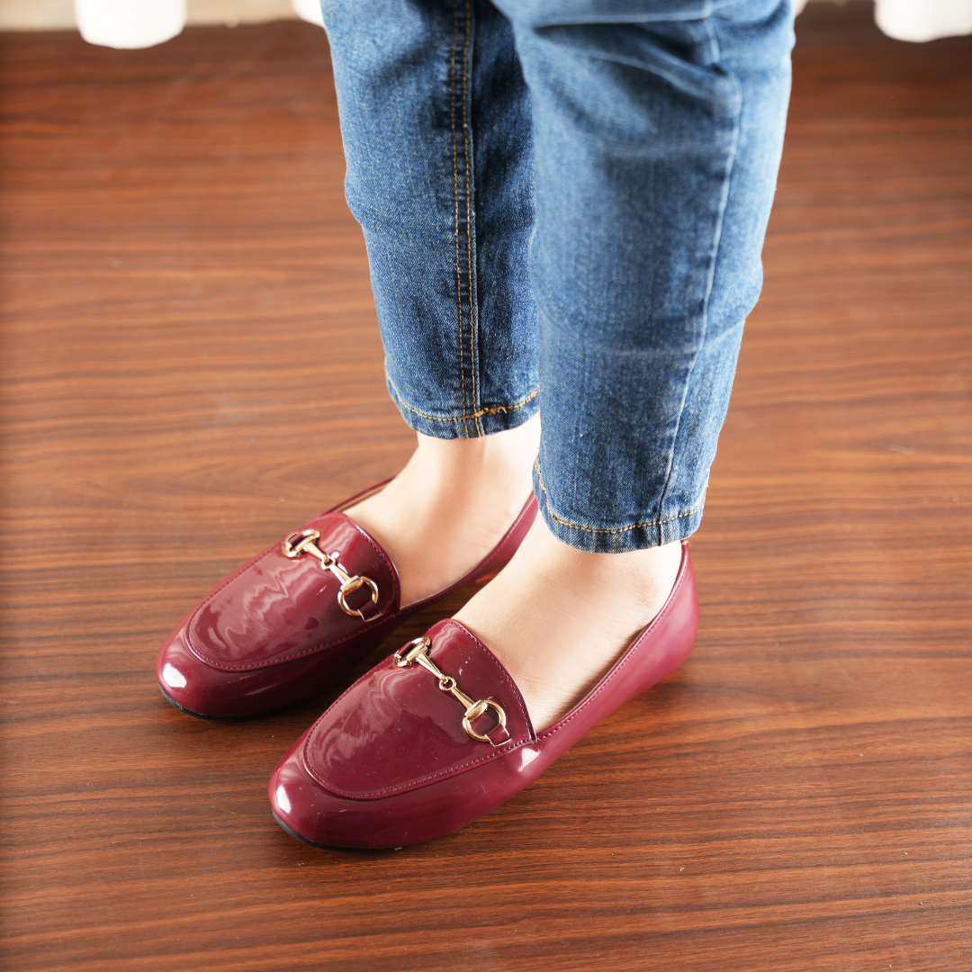 Classic Maroon Loafers