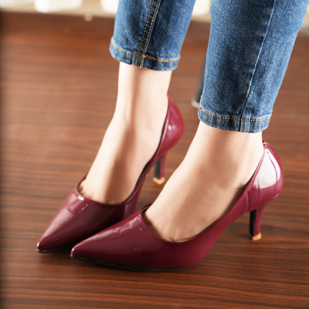 Classic Maroon Heel