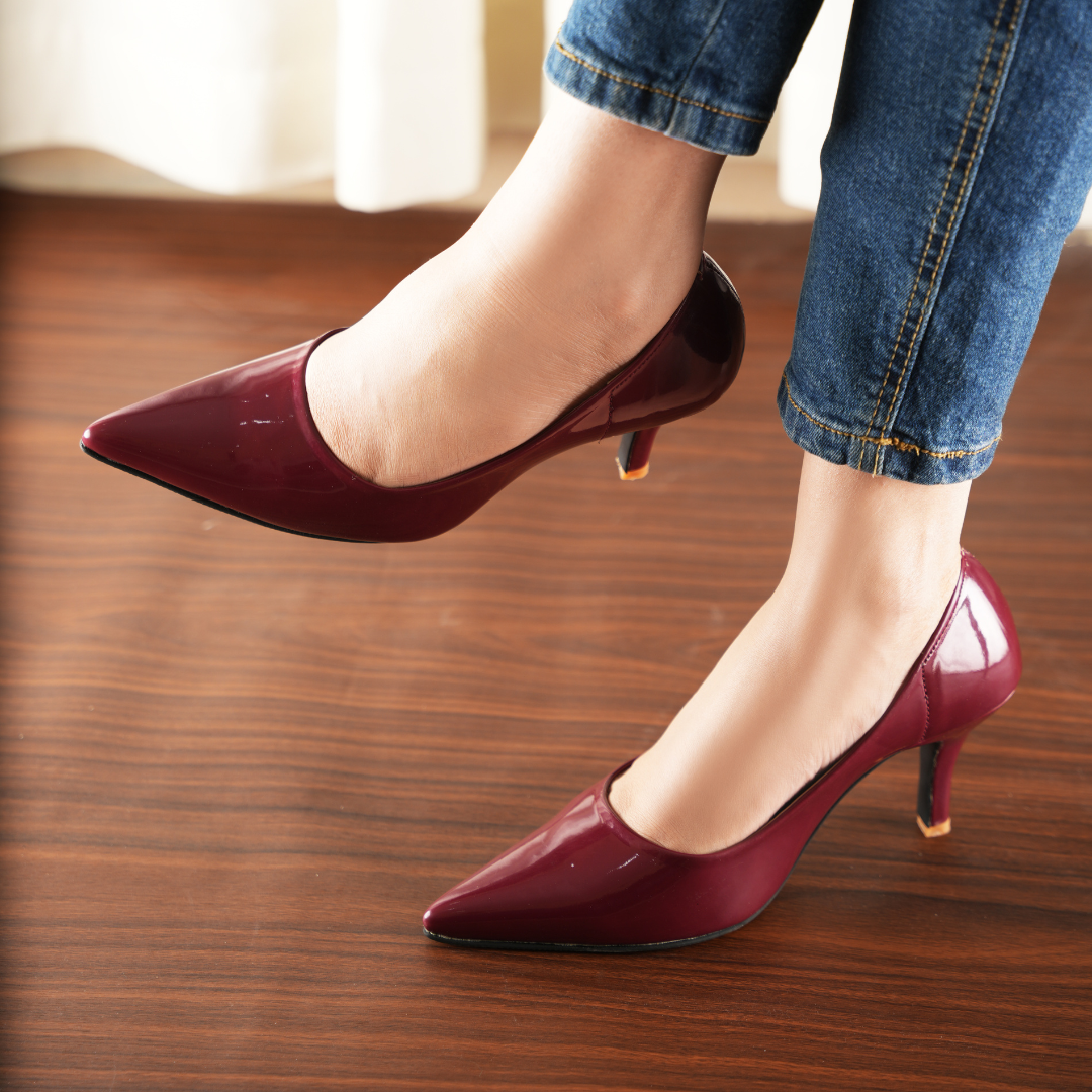 Classic Maroon Heel