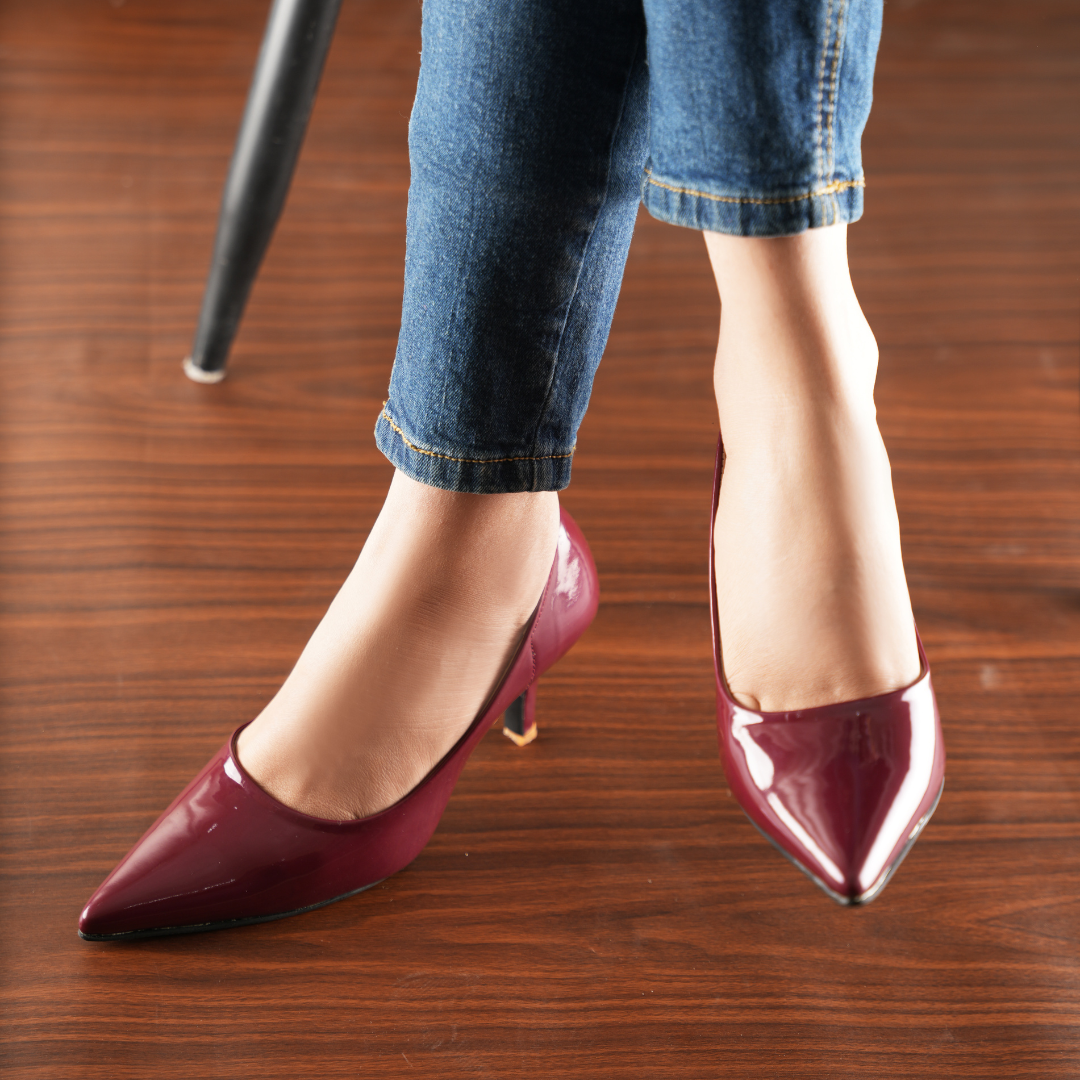 Classic Maroon Heel